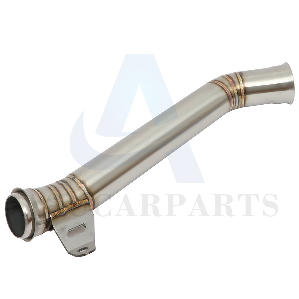1Pcs Exhaust Muffler Mid Pipe Stainless Tube Eliminator For 2018-2020 Husqvarna