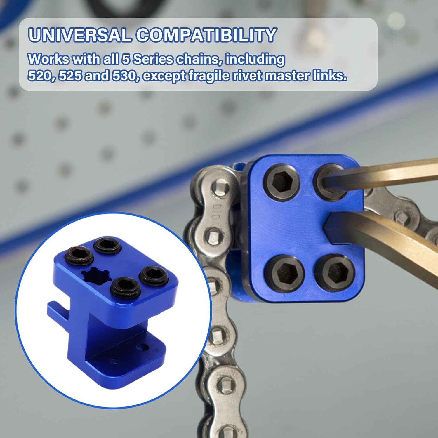 ✨Master Link Chain Press Tool 520 525 530 Sideplate Universal For Motorcycle Atv