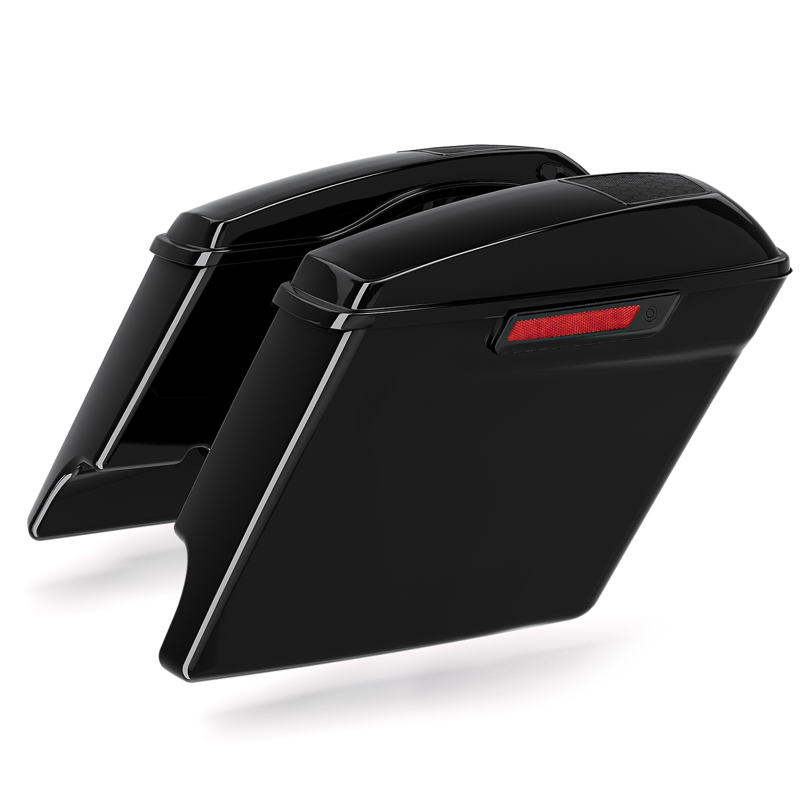 Black Saddlebag 6×9″ Speaker Cutout & Rear Fender For Harley Electra Glide 14-Up
