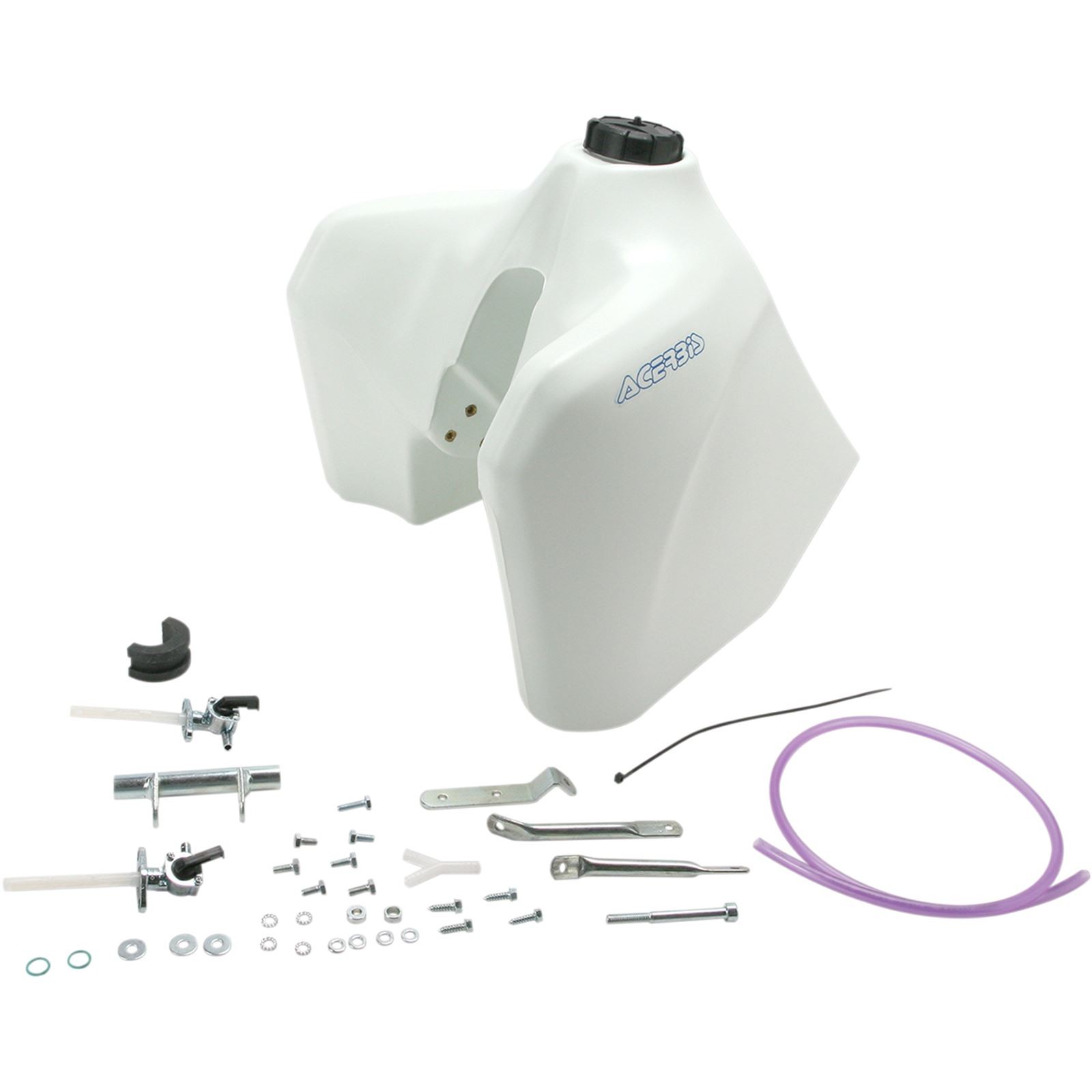 Acerbis Fuel Tank 5.8 Gallon Whit with Black Cap 2044330002