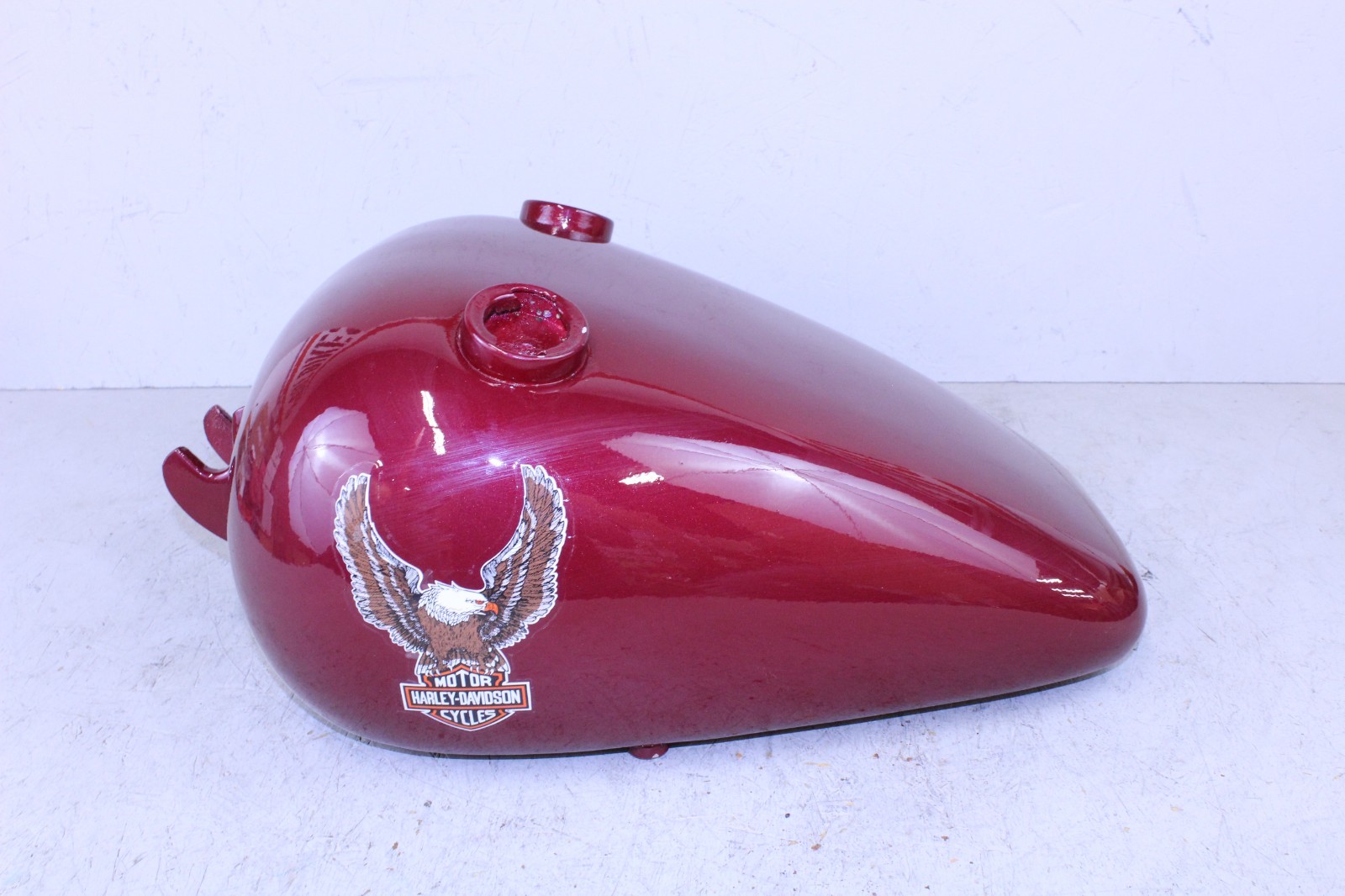 Harley 4.5GAL Quick Bob Tank for FXE FXS FXB Panhead Aftermarket Burgundy 71030