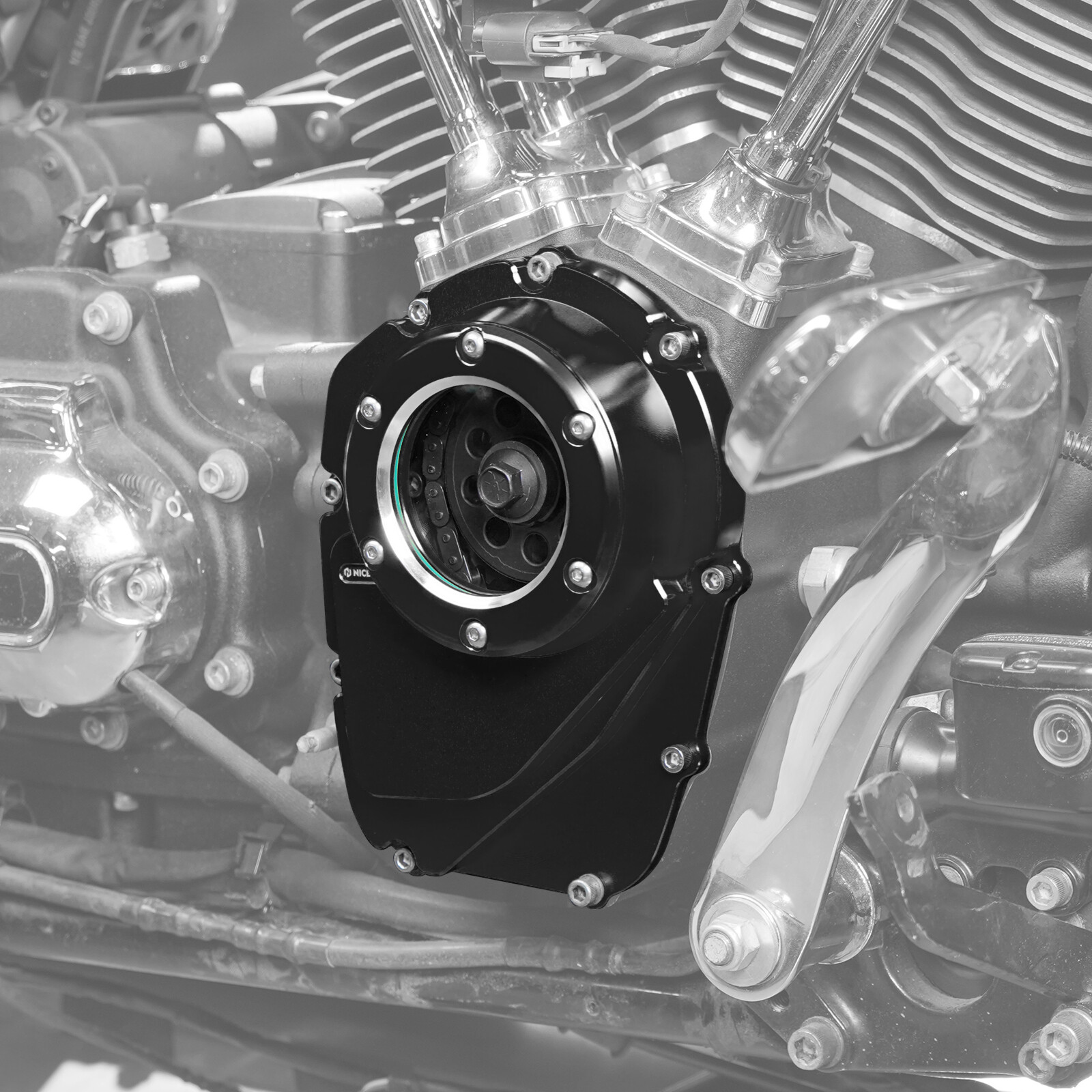 Upgraded M8 Clear Cam Cover For Harley Street Glide FLHX CVO FLHXSE 2017-2021