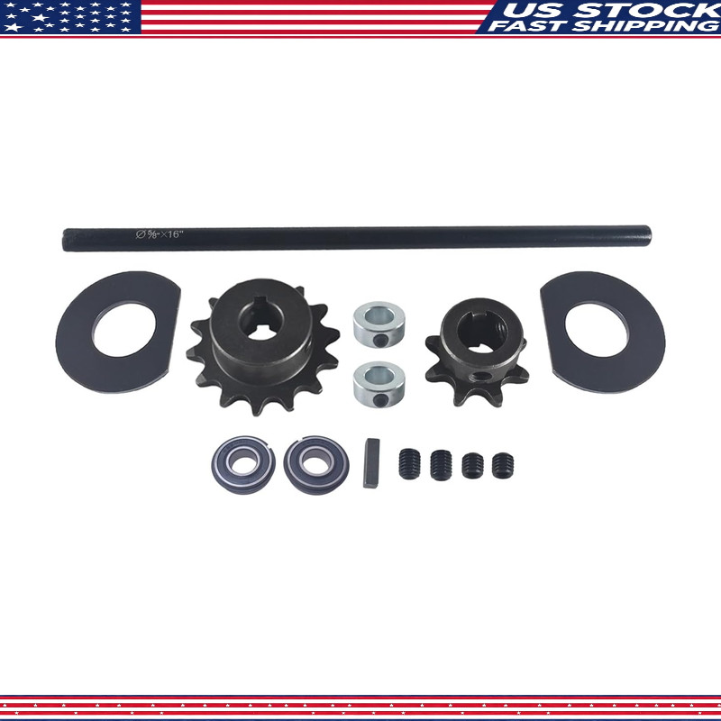 Jackshaft Go Kart Minibike Complete Kit 5/8×16 40/41/420 Chain