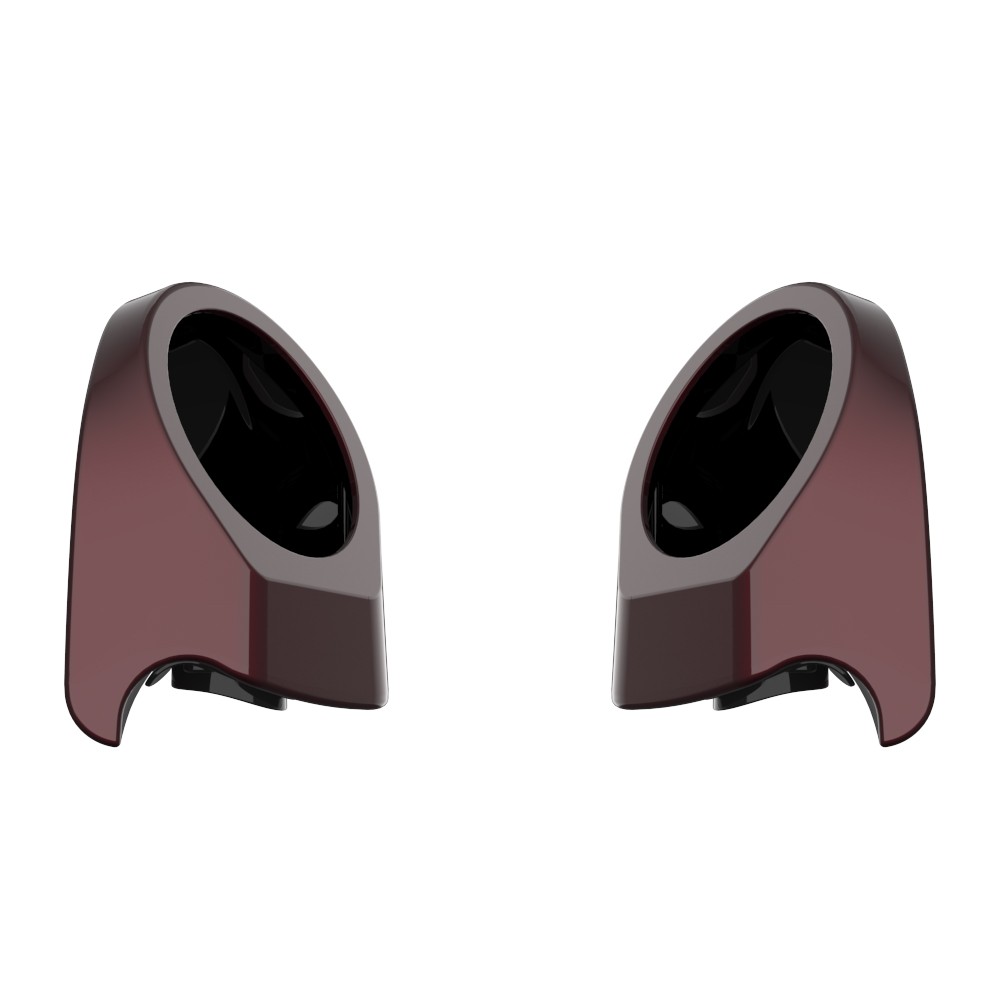6.5 inches Speaker Pods CRIMSON RED SUNGLO Fits Advanblack Harley King Tour Pack