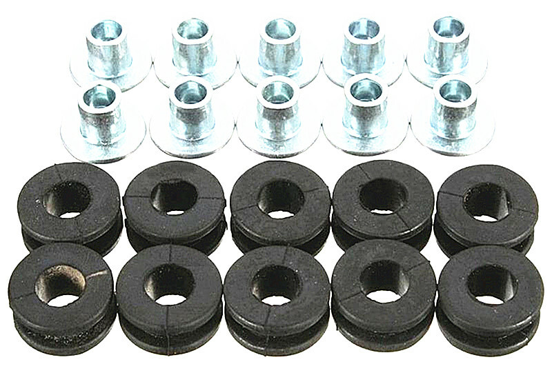 10Pcs Motorcycle Rubber Grommets Bolt For Honda Yamaha Suzuki Kawasaki Fairing