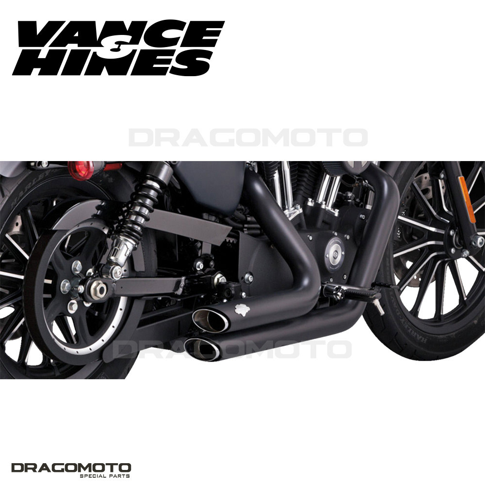 Harley XL 883 N ABS Iron 2014-2017 Shortshots Full exhaust Vance&Hines 47329 …