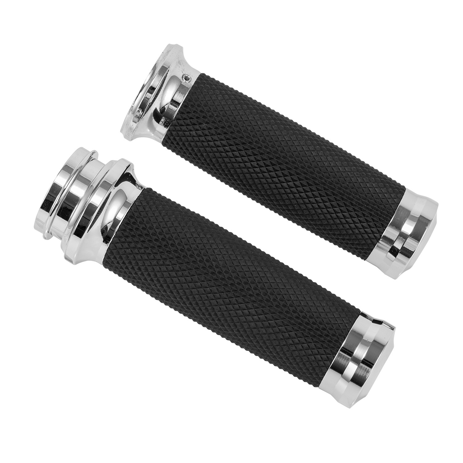 1″ Inch Motorcycle Handle Bar Hand Grips For Harley Honda Yamaha Kawasaki Jkzoab