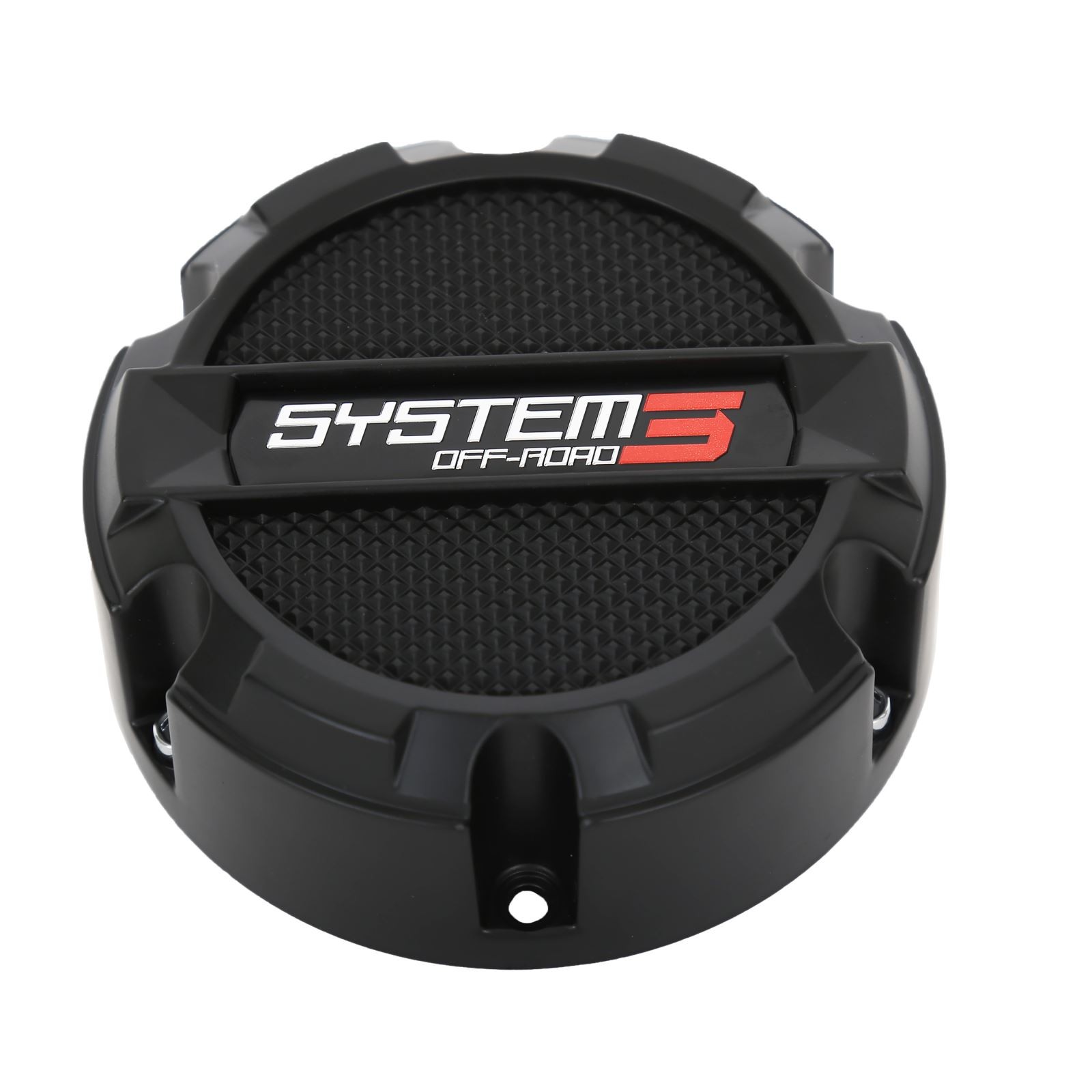 System 3 ST3 Center Cap – 4/137 & 4/156 Snap-In – Matte Black CAPS3-120