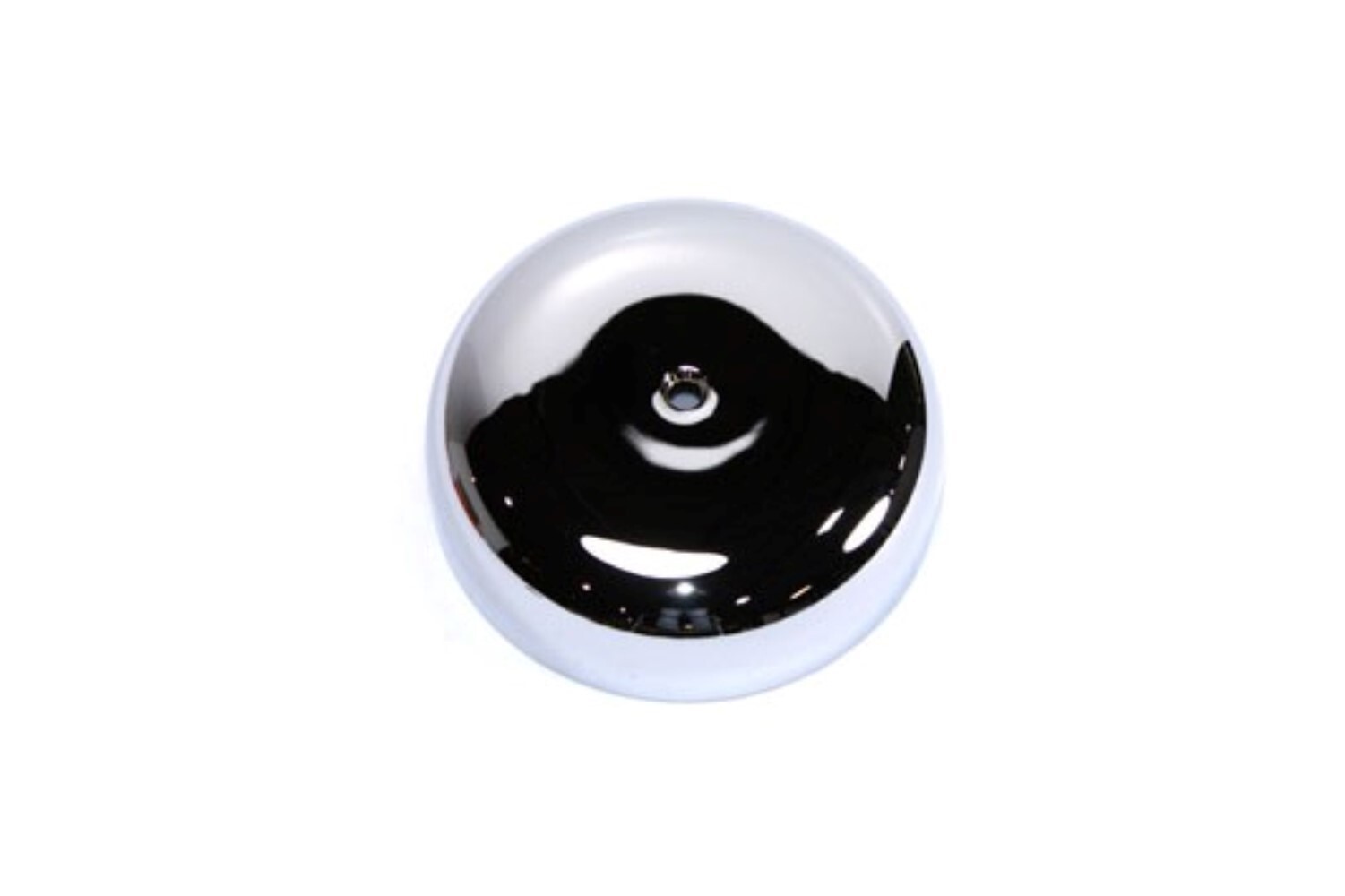 V-Twin 34-1041 Chrome 7″ Air Cleaner Cover Plain for Harley Touring Softail Dyna