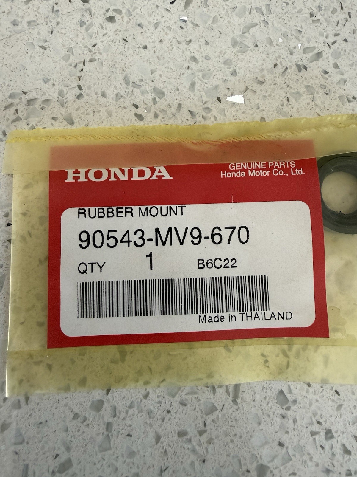 Genuine Honda Camshaft Valve Cover Rubber Mounting Seal 90543-MV9-670 BRAND NEW