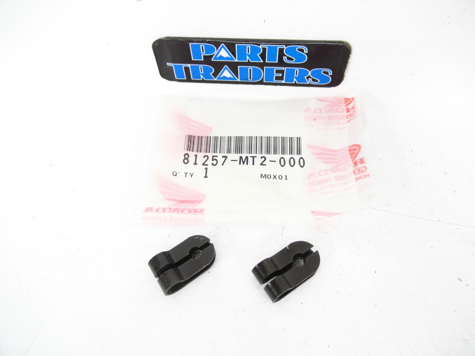NOS Genuine Honda Saddlebag Lid Stopper Stay Set of 2 GL1500 81257-MT2-000