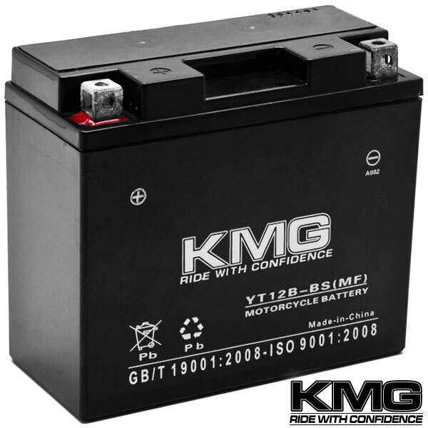 YT12B-BS Sealed Maintenance Free Battery 12V Powersport Motorcycle Scooter ATV