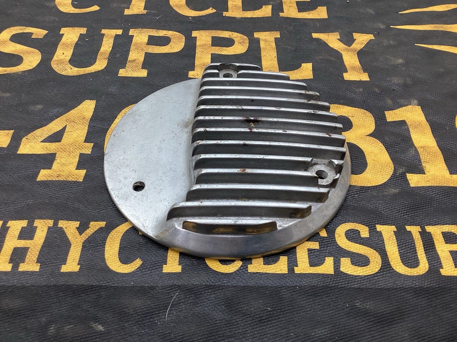 OEM HONDA CB750K CB750F VINTAGE FINNED CAST ALUMINUM CLUTCH ENGINE COVER NICE