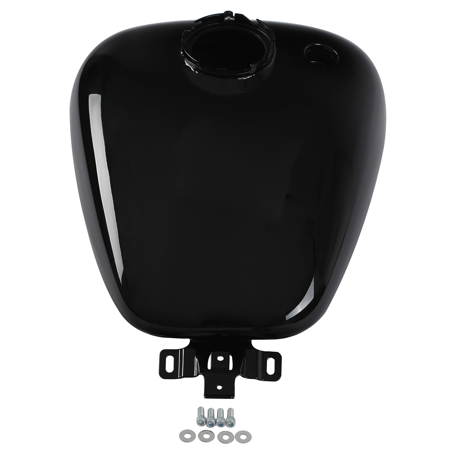 Vivid Black 6gal. Gallon Fuel Gas Tank Fit For Harley Touring CVO Street Glide