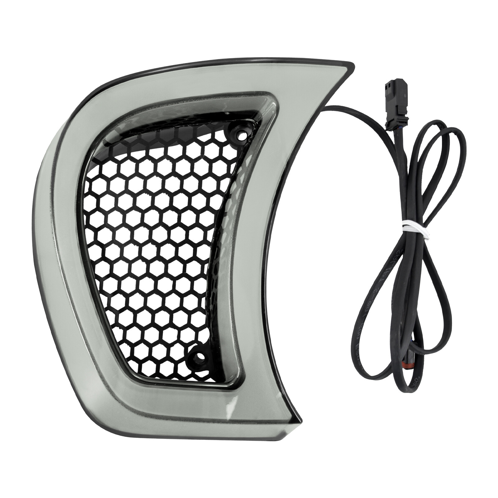Headlight Vent Accent LED Turn Signal Light Clear Lens For Harley Road Glide 15+