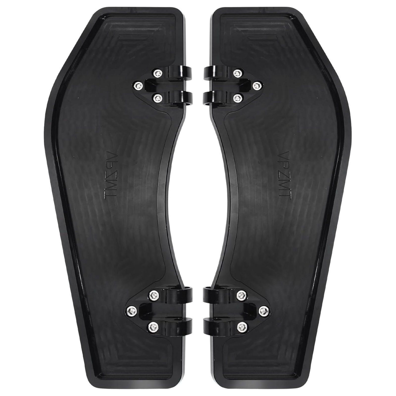 Big Rider’s Floorboards Front Driver Footboards For Harley Softail Touring Black