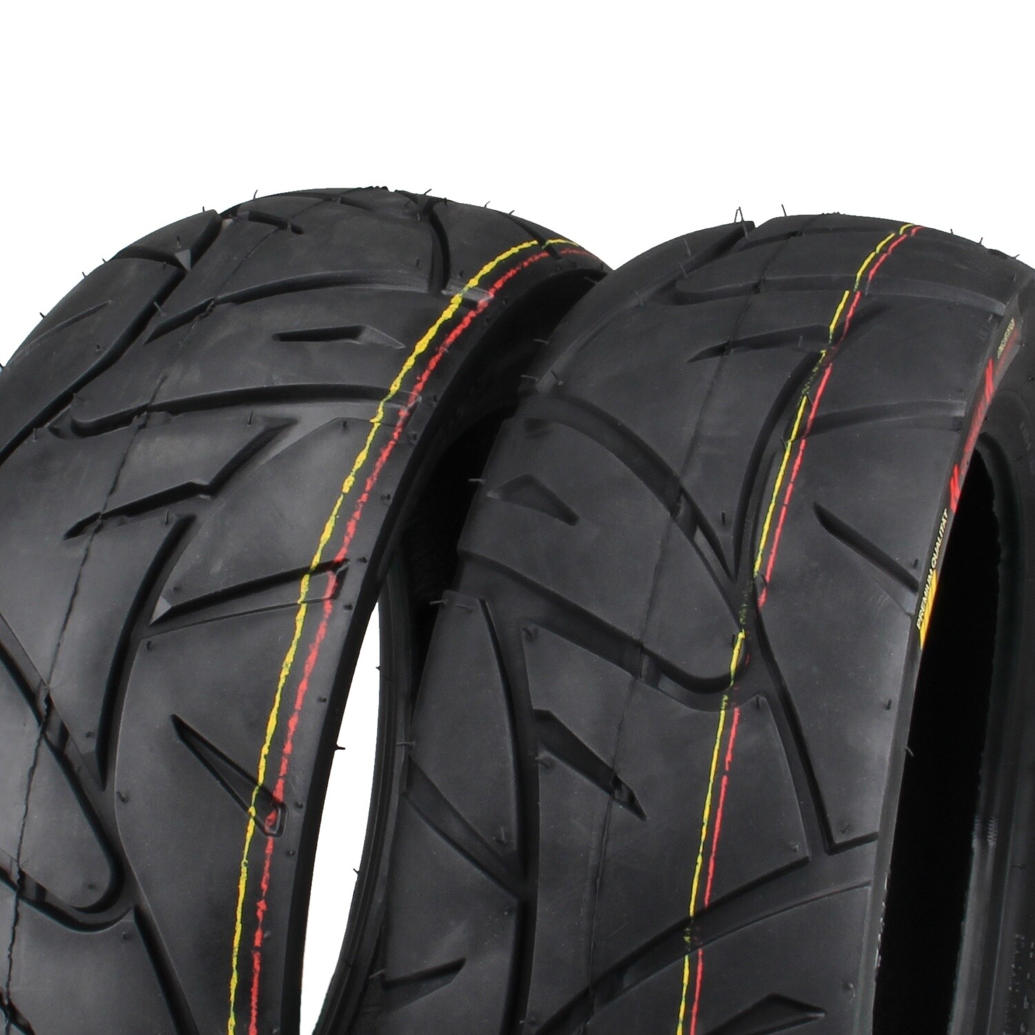 Reifen Set Vorne + Hinten (120/70-12 + 130/70-12)