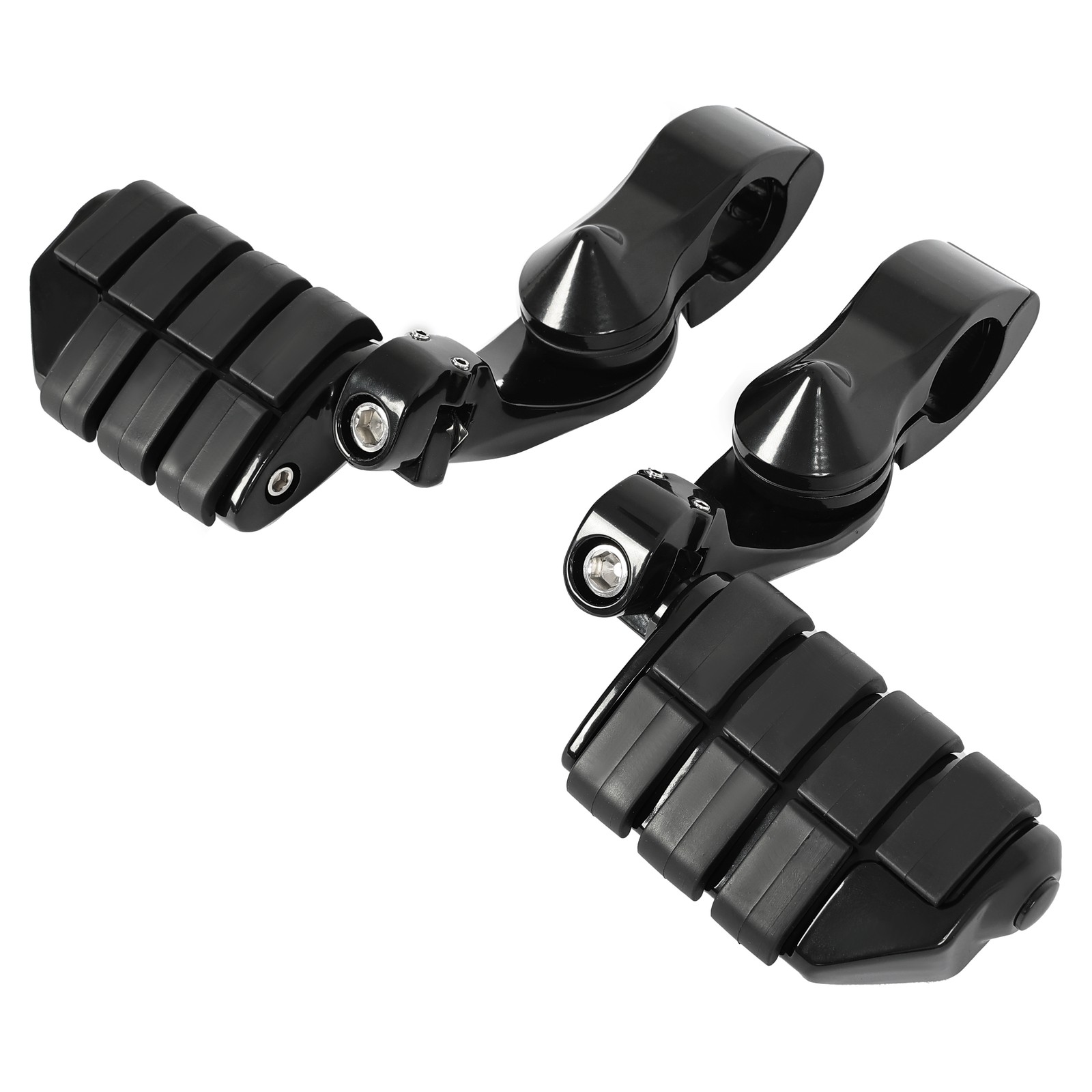 1-1/4″ Adjustable Foot Highway Pegs For Harley Touring Road King Street Glide