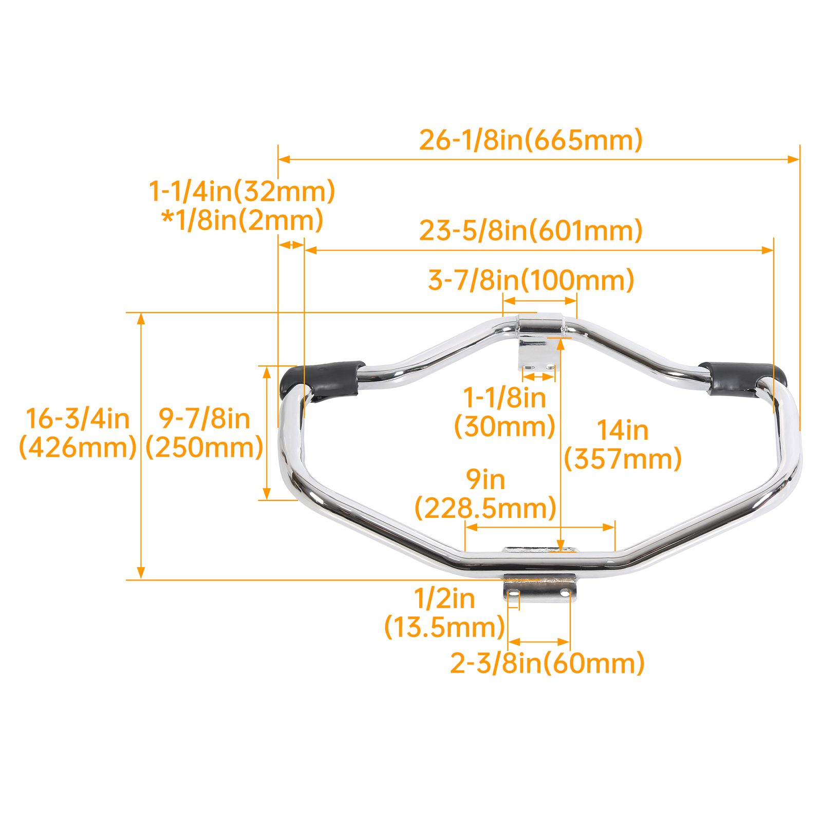 Chrome Engine Guard Highway Crash Bar For 04-23 Harley Sportster XL 883 1200 US