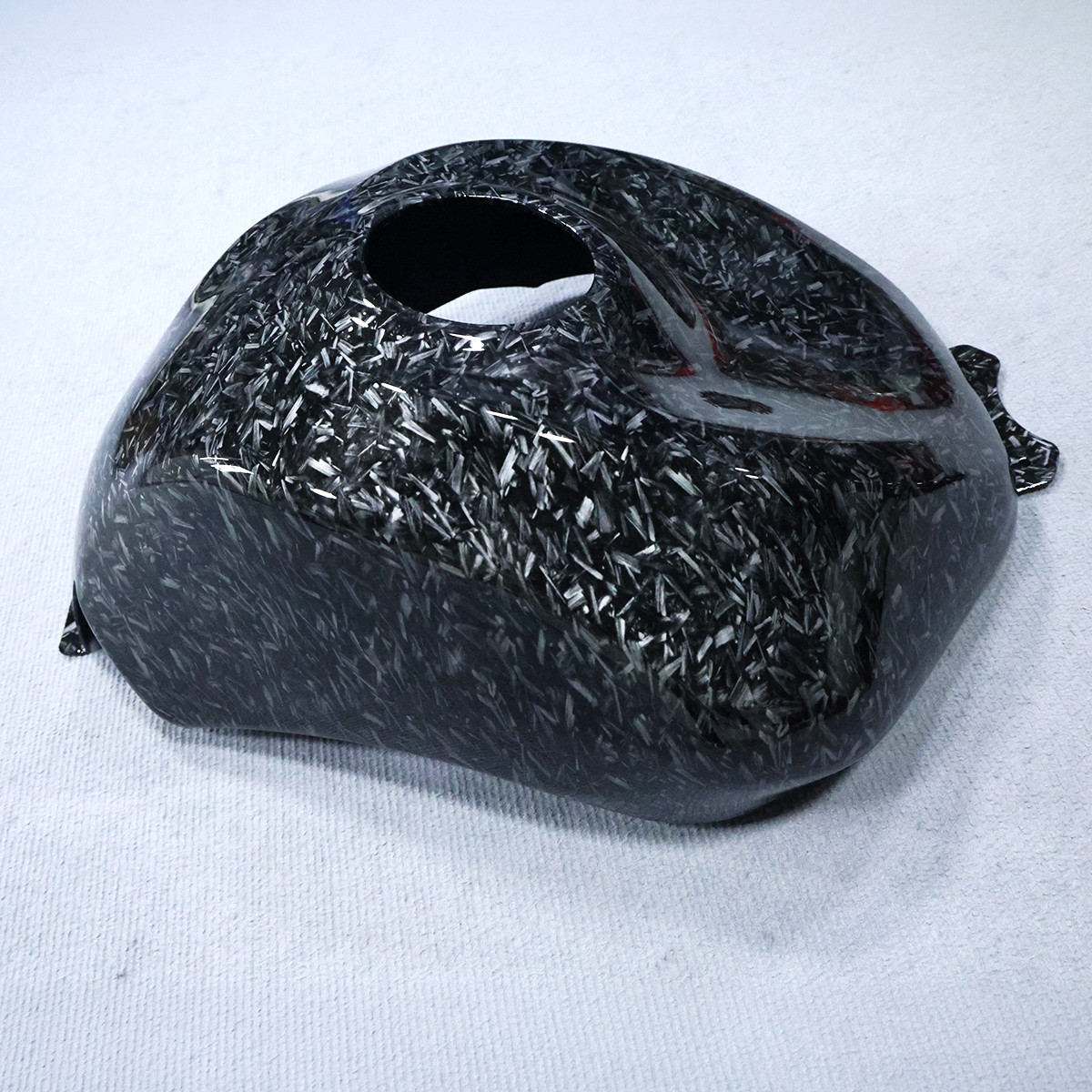 Forged Carbon Fiber Fuel Gas Tank Cover Cowl For Kawasaki Ninja ZX10R 2008-2010