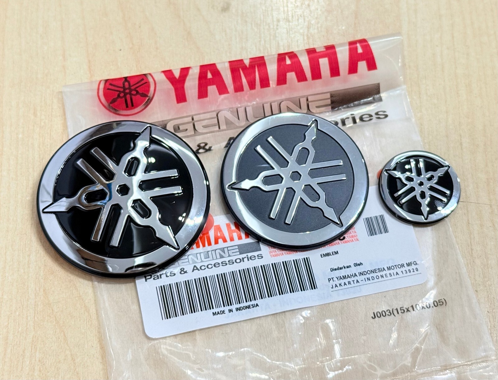 YAMAHA STICKER LOGO TUNING FORK DECAL EMBLEM 12-55 mm ” ALL COLOR ALL SIZE