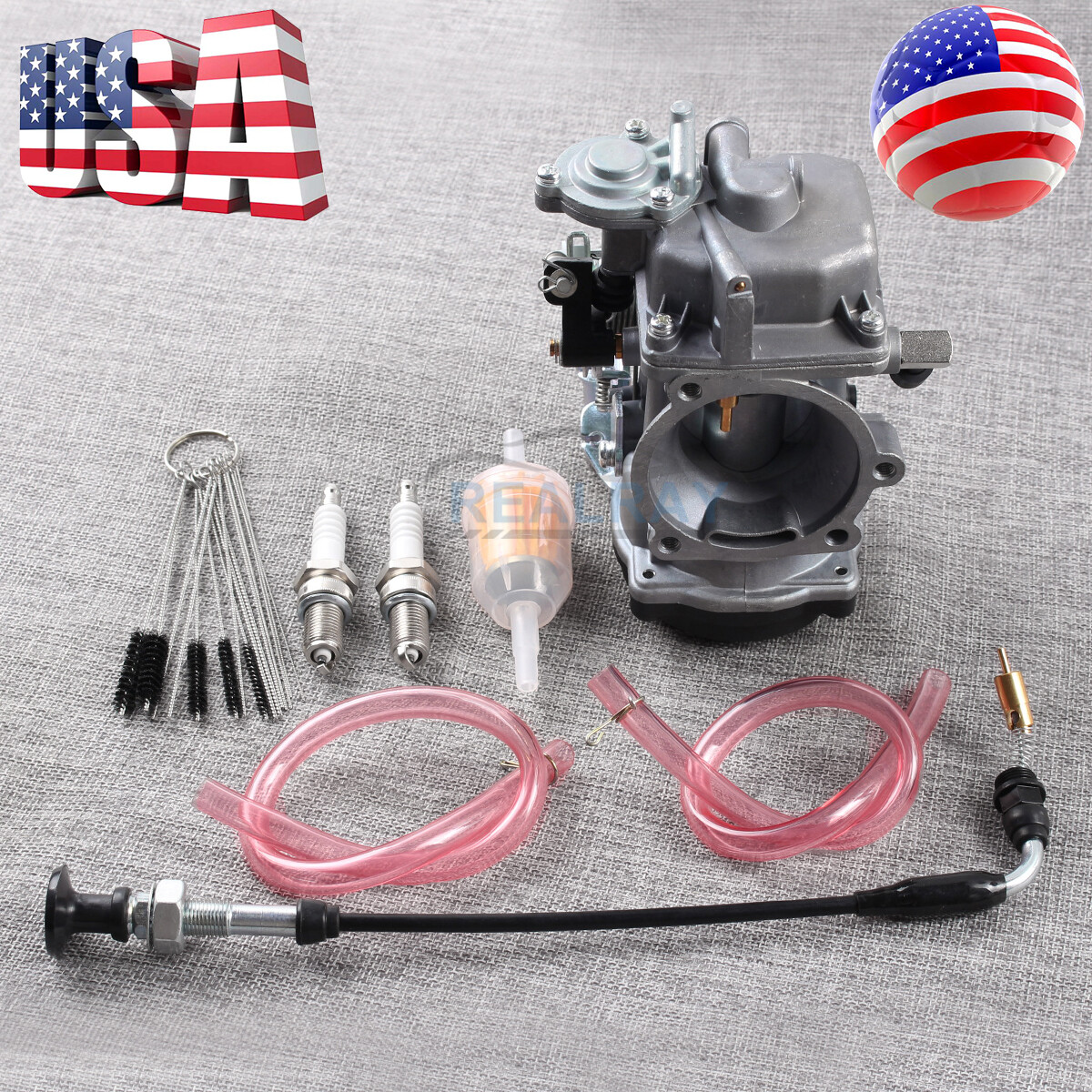 New CV 40MM Carburetor Assembly 27490-04 For H-D Heritage Softail 1989-2007