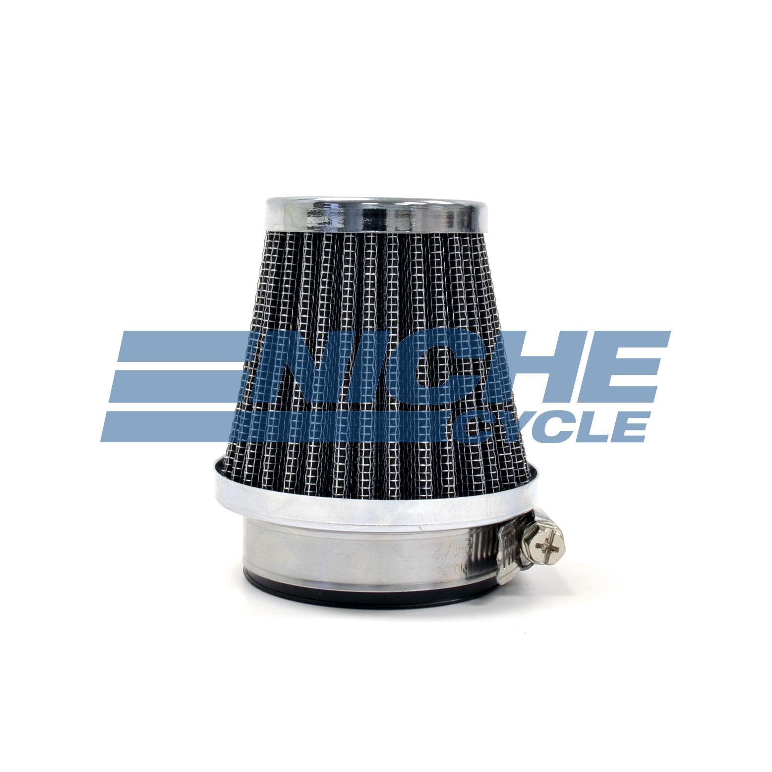 EMGO Universal Pod Chrome Cap 52mm Air Filter