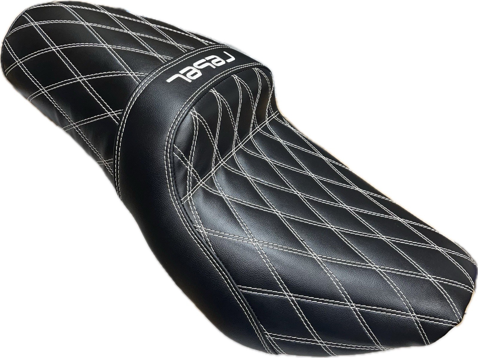 WOLFLINE Dual Seat Honda Rebel 1100 2021-2026 Comfort Cushion Embroidery Black
