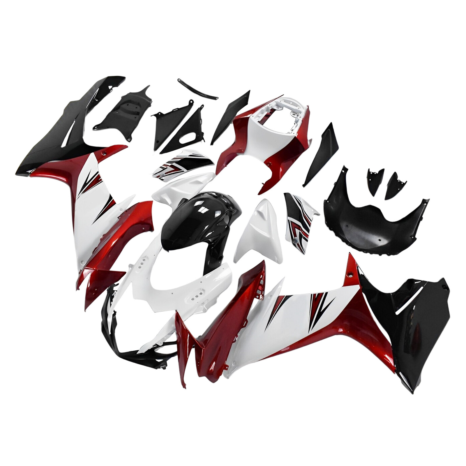 Red White Fairing Kit for Suzuki GSXR600 GSXR750 2011-2025 Injection Bodywork