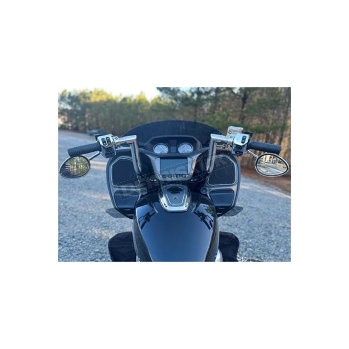 KST Kustoms Polished 1 1/2 in. Lakota Bagger 14 in. Rise Handlebars LB14-23