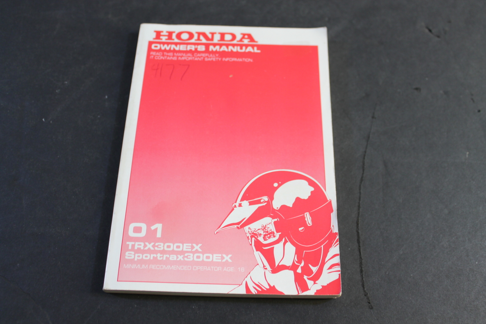 2001 HondaTRX300EX Sportrax 300 EX Owners Manual OEM # 31HM3680 NICE