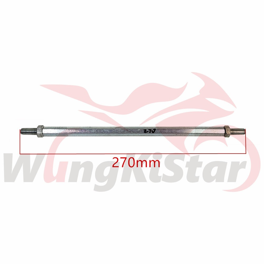 M8 270MM/10.62In Tie Rod+2x Ball Joints+2x Nut Steering Linkage Drag Link Thread