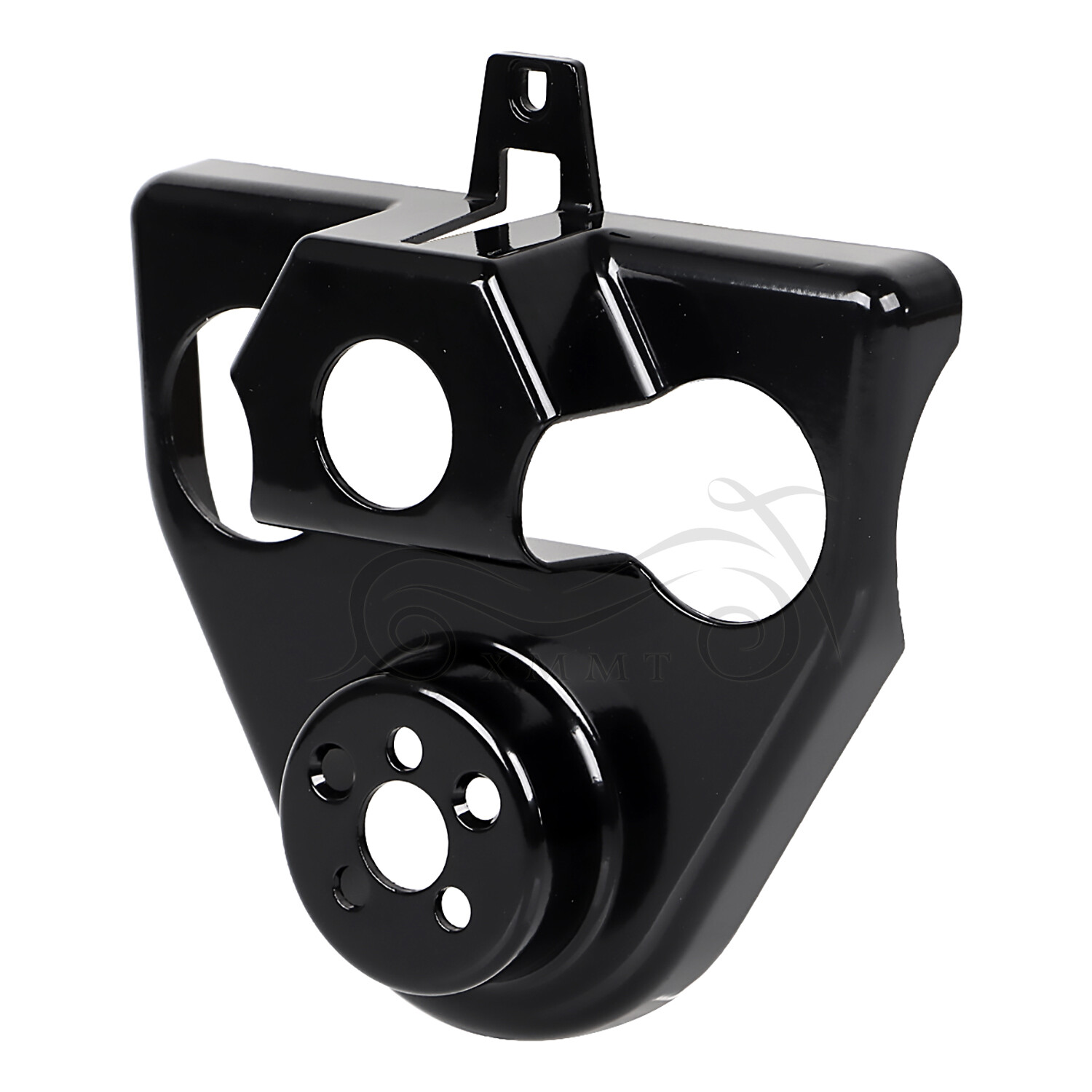 Black Zinc Alloy Handlebar Riser Cover Fit For Harley Road King Shrine SE FLHR