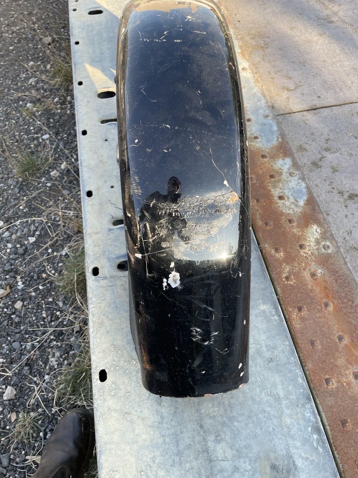 Harley Davidson Big Twin Front Mudguard FL FLH Etc Original As Shown
