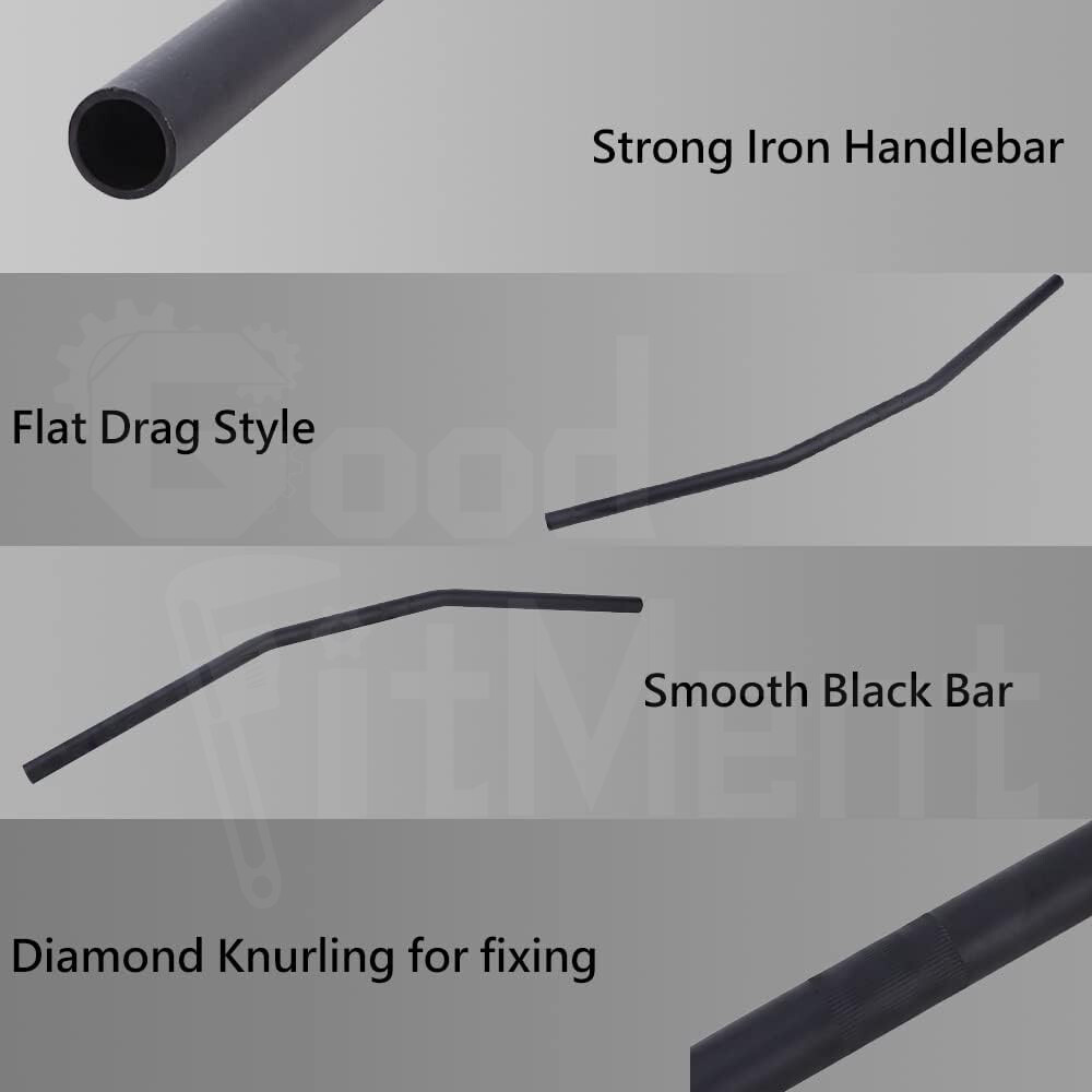 For Yamaha V Star 650 1100 1300 1″inch 25mm Motorcycle Drag Bar Handlebars Black