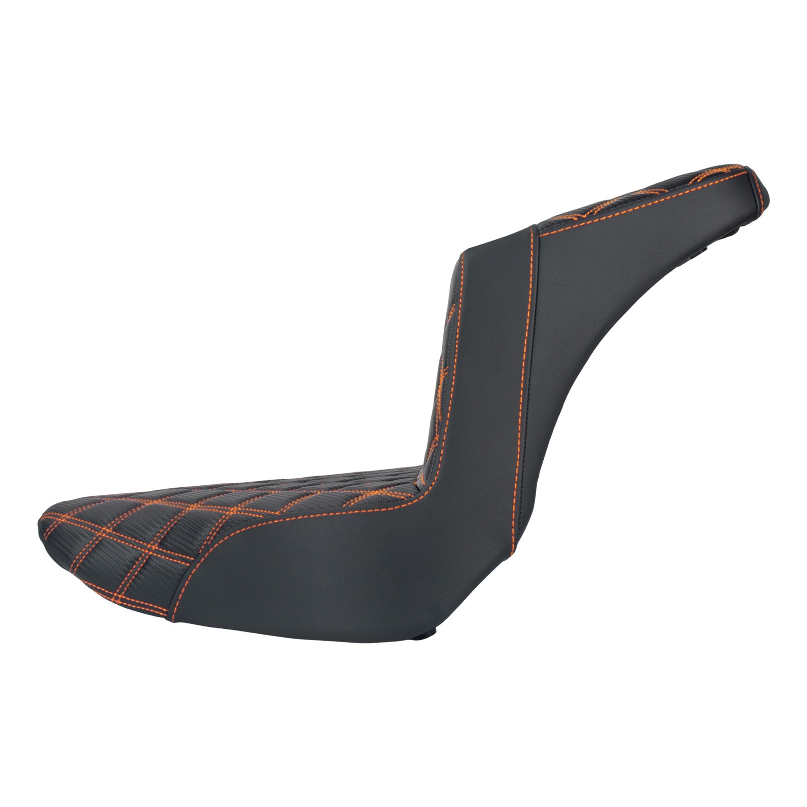 Driver Passenger Seat Orange Stitching For Harley Fat Boy 18-2025 Breakout 23-25