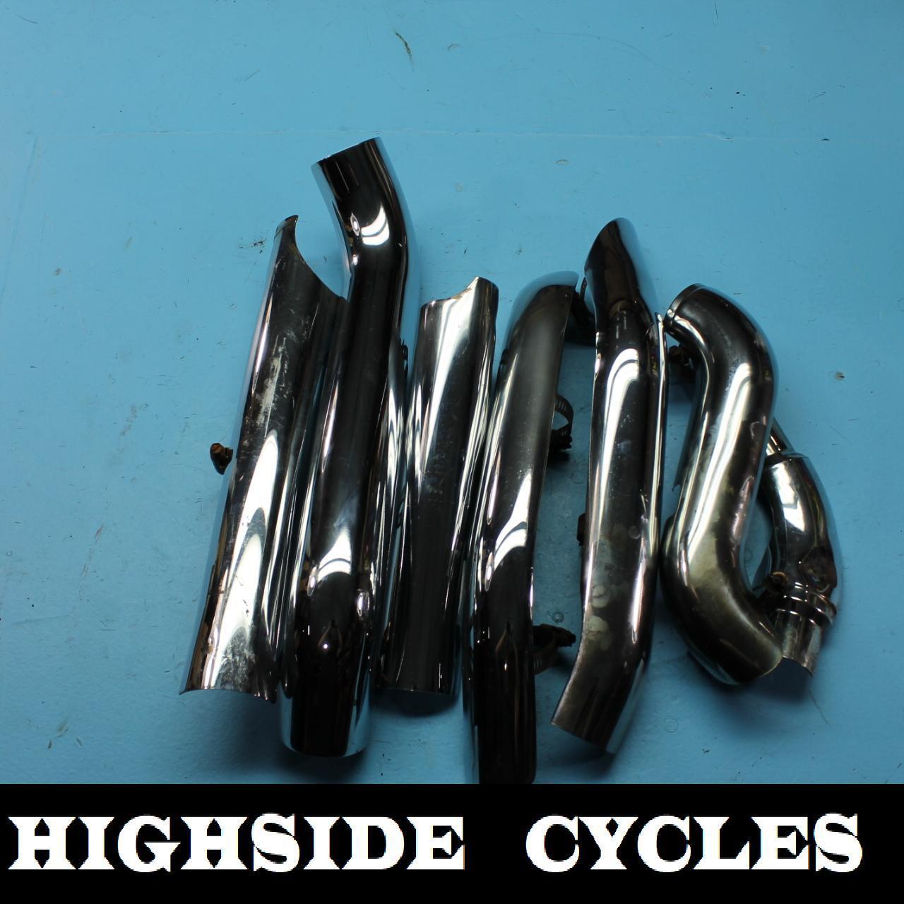 1443 07 HARLEY-DAVIDSON ELECTRA GLIDE FRONT LEFT REAR RIGHT EXHAUST COVER HEAT