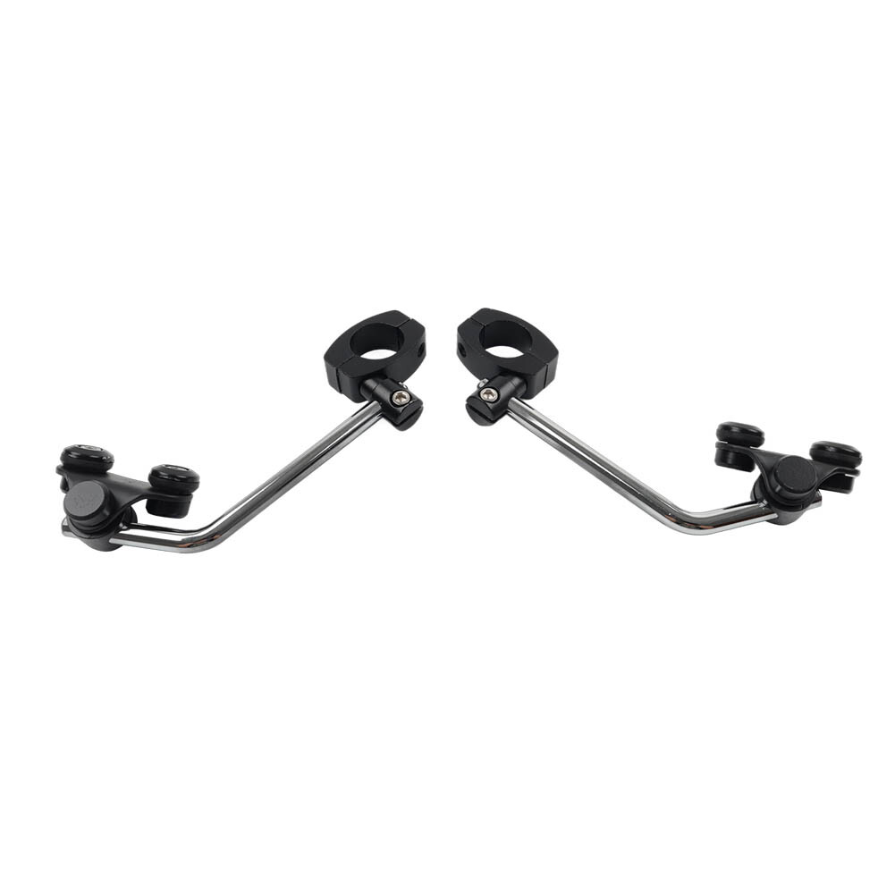 1 Set Universal Motorcycle Windshield Mounting Hardware Kit Metal For 25MM Bars