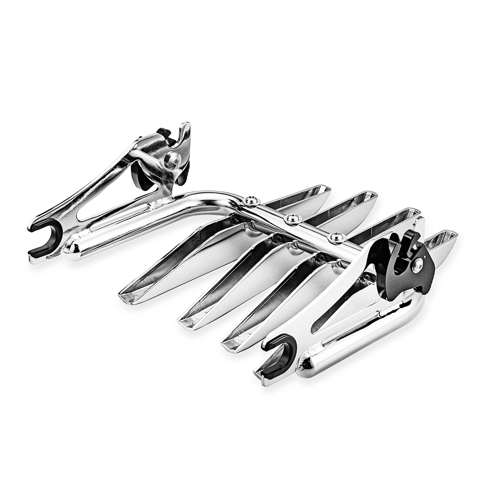 Chrome Finish Stealth Luggage Rack Mount For Harley Street Road Glide 2009-2026