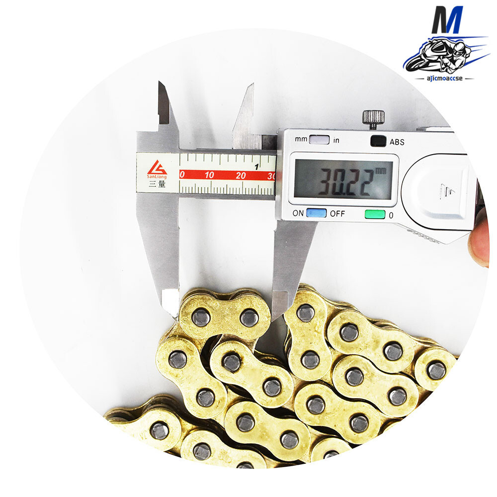 GOLD 520 Drive Chain 120 Links With O-Ring Masterlink For Dirt Bike 520×120