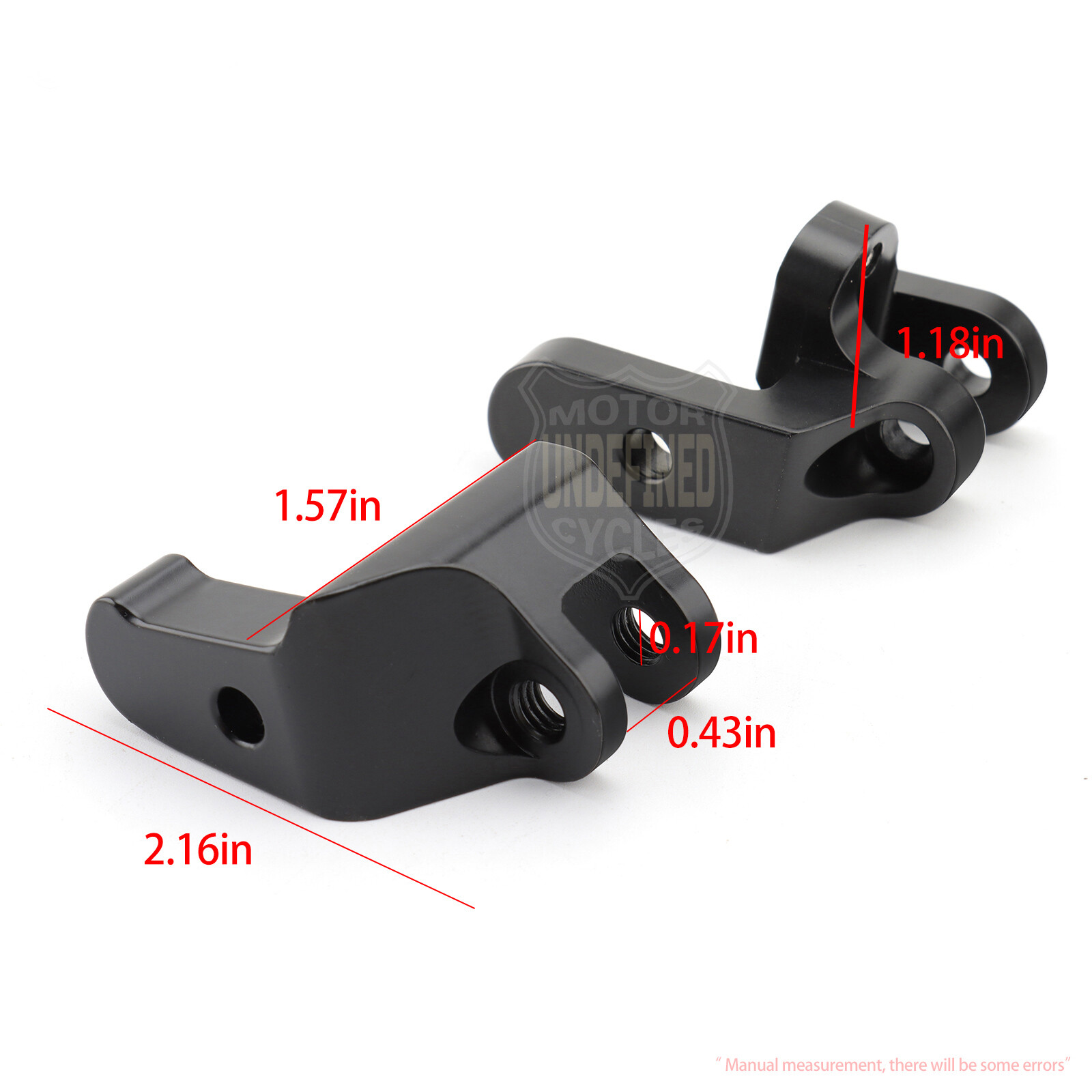 Driver Floorboard Relocation Brackets For Harley Touring Road Street Tri Glide