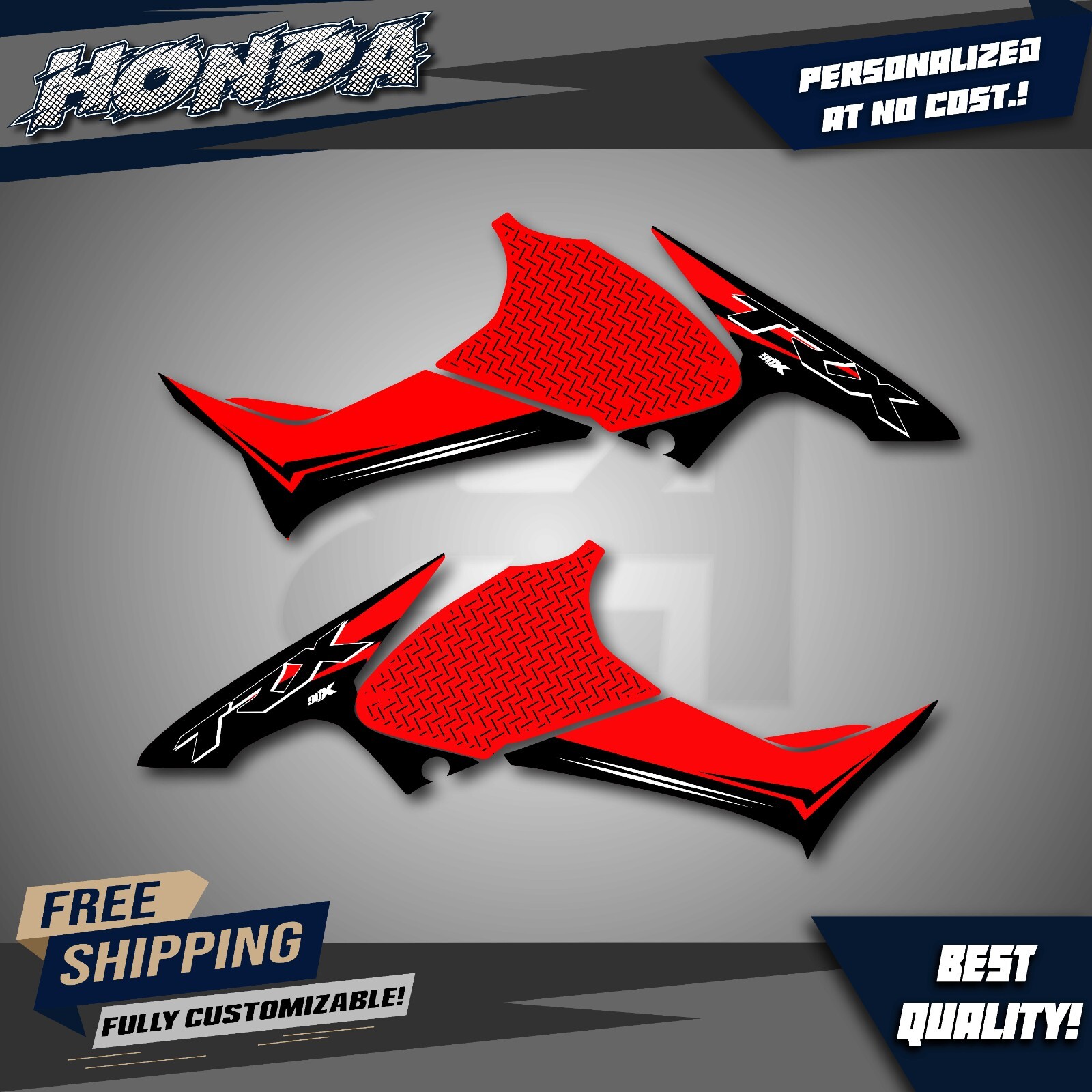 HONDA TRX 90 2006-2023 graphic kit custom decals stickers