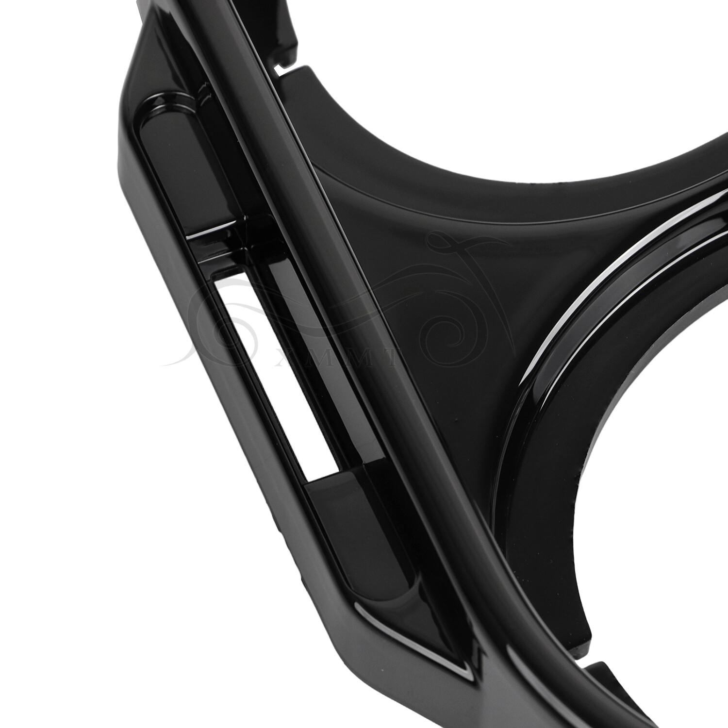 Black Speedo Nacelle Housing Gauge Cover For Harley Road Glide 98-2013 2010 2012