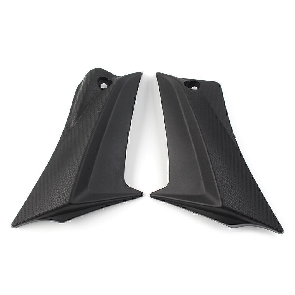 2 Pcs Black Air Duct Tube Cover Fairing For KAWASAKI Ninja ZX6R ZX636D/C 05-06