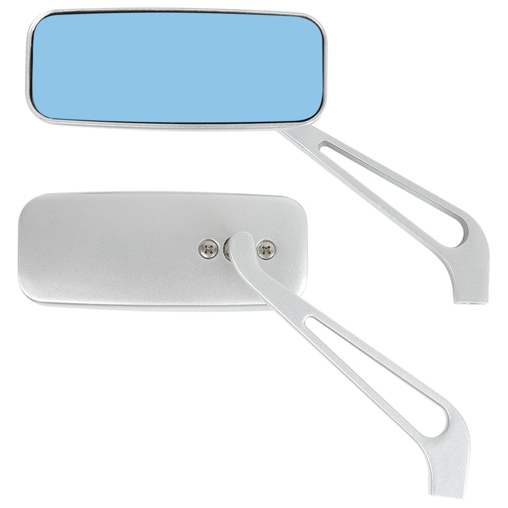 8mm/10mm Rectangle Motorcycle Rearview Side Mirrors For Honda Ruckus 50 NPS50