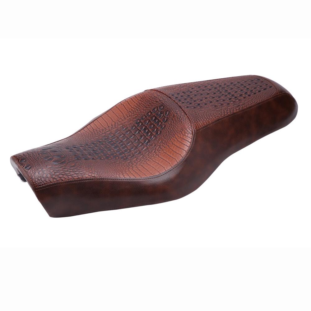 Two up Driver Passenger Seat Brown For Harley Sportster 883 1200 XL1200X XL1200V