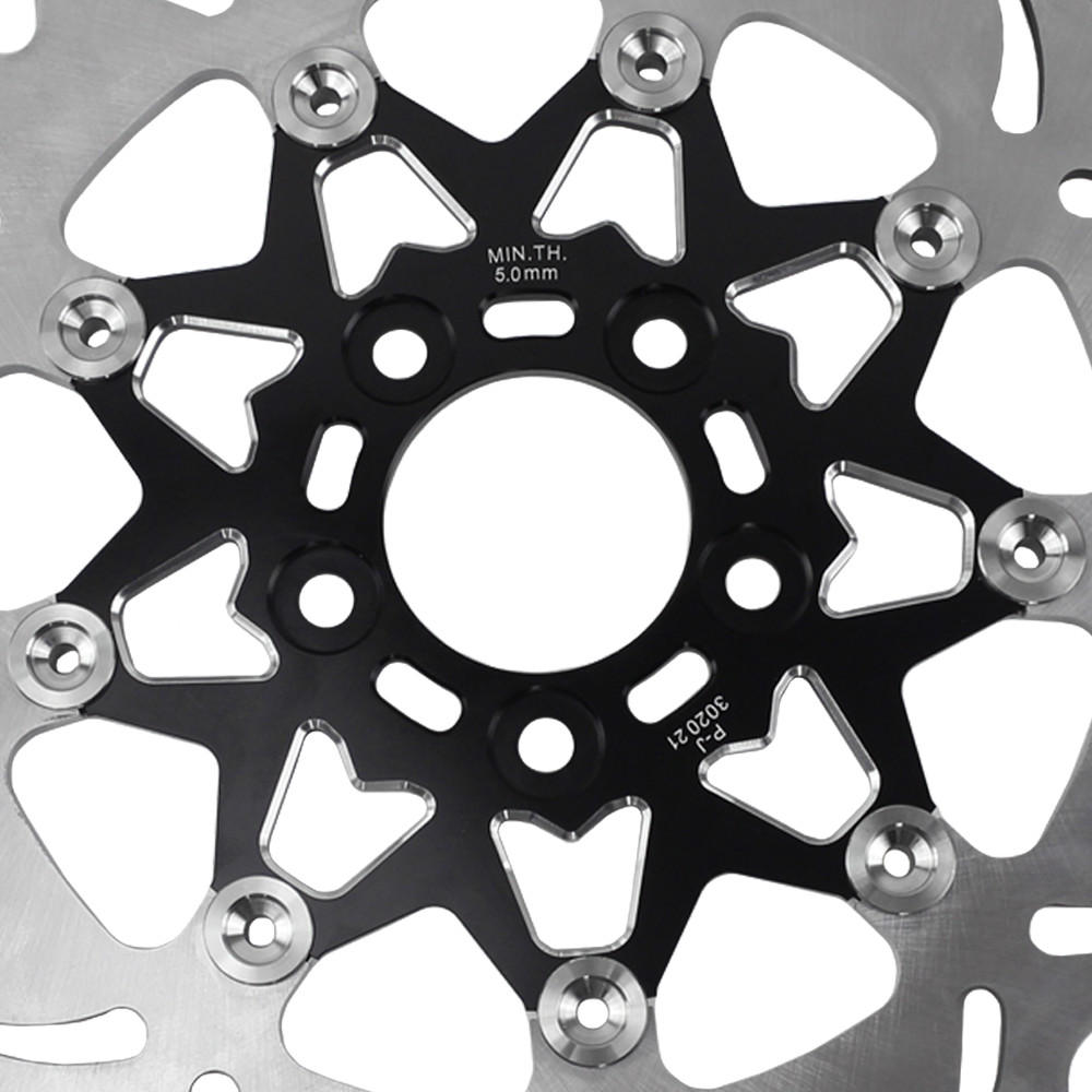 11.5″ Black Rear Brake Rotor for Harley 00-17 Dyna, 00-24 Softail, 00-07 Touring