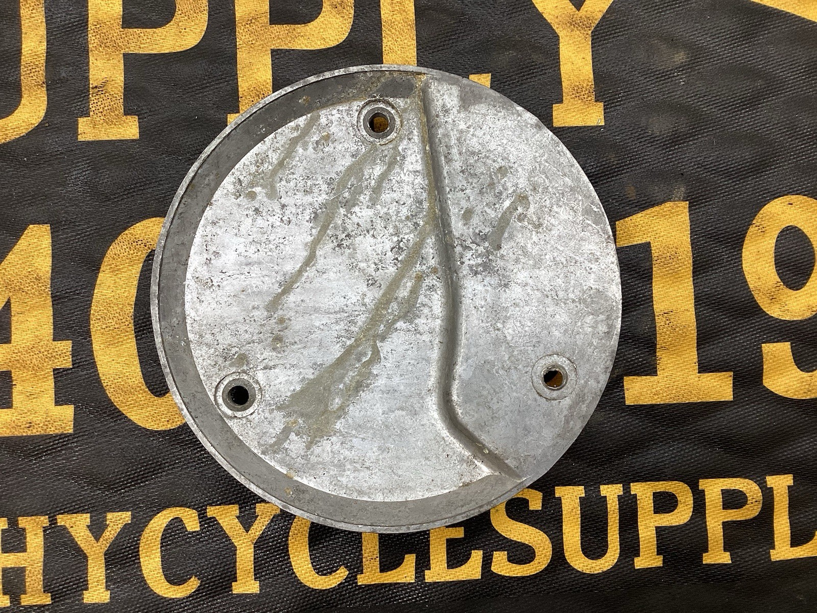OEM HONDA CB750K CB750F VINTAGE FINNED CAST ALUMINUM CLUTCH ENGINE COVER NICE