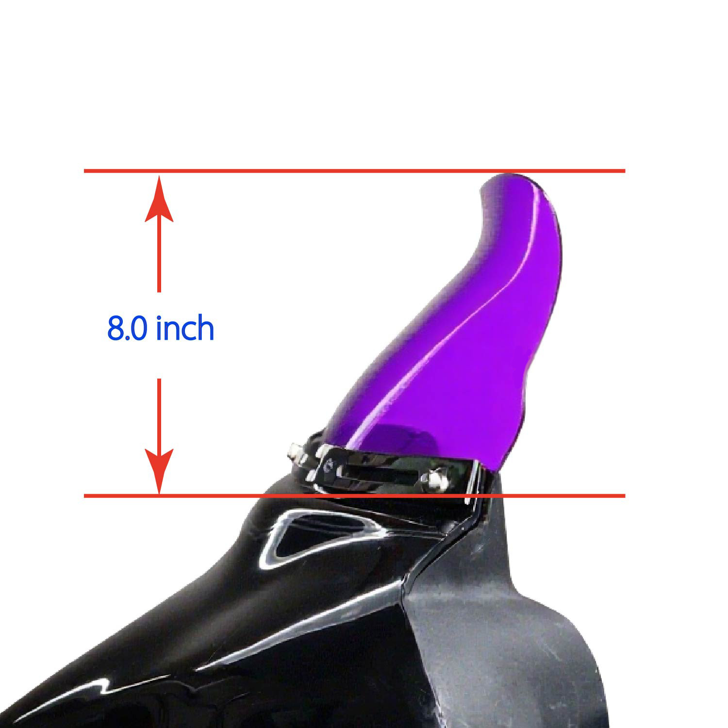 8.0″ Purple Outer Windshield Windscreen Fits Harley 1996-2013 Electra Glide FLHT