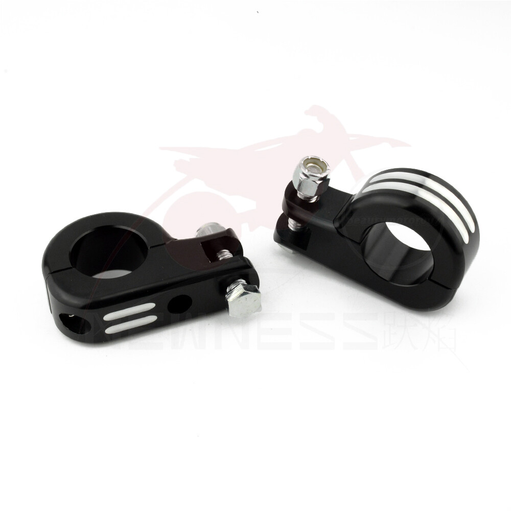 32mm/38mm Highway Foot Peg Clamp Mounts Engine Bar For Harley Touring Road King